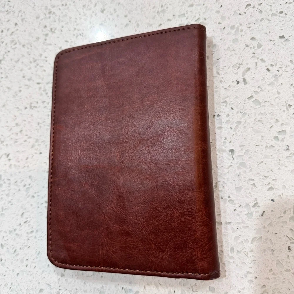 Soft Brown Embossed Faux Leather Kindle Basic Case